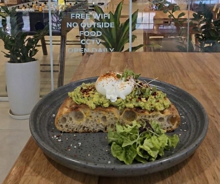 Fresh toast and bakes at Kathe Coffee, Bengaluru